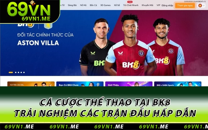 Cá Cược Thể Thao Tại BK8 - Trải Nghiệm Các Trận Đấu Hấp Dẫn